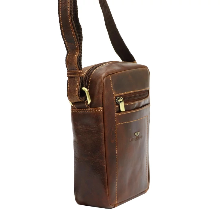 Peterson Valódi bőr Válltáska
