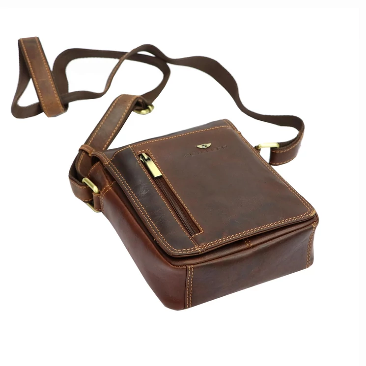 Peterson Valódi bőr Válltáska