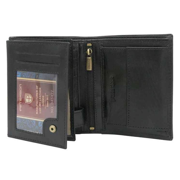 Peterson Valódi bőr Pénztárca