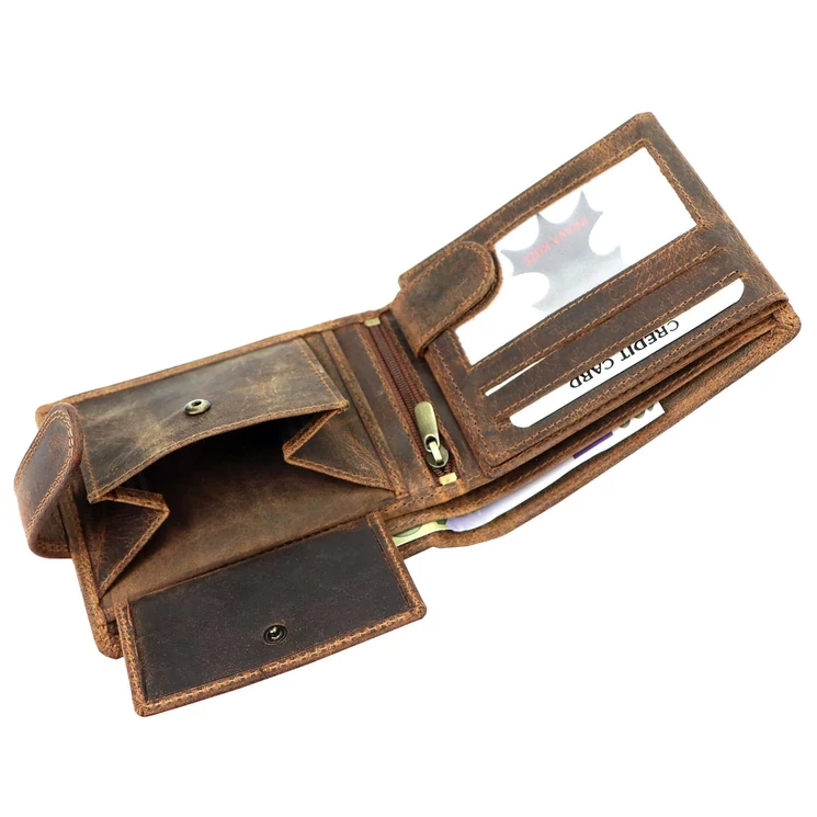 Wild Valódi bőr Pénztárca