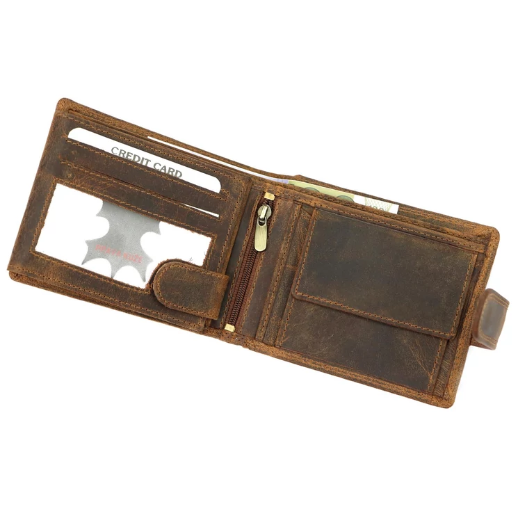 Wild Valódi bőr Horgász Pénztárca