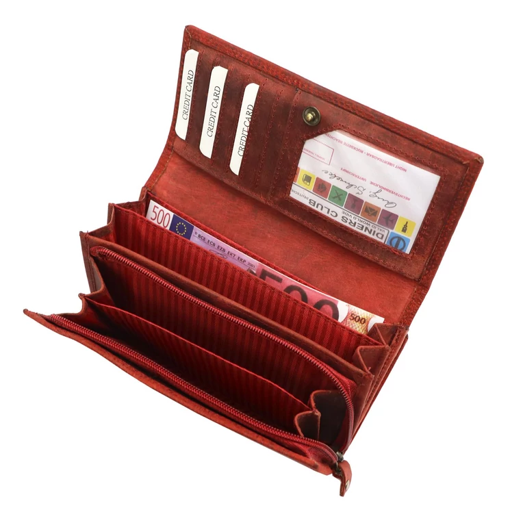 Wild Valódi bőr Pénztárca