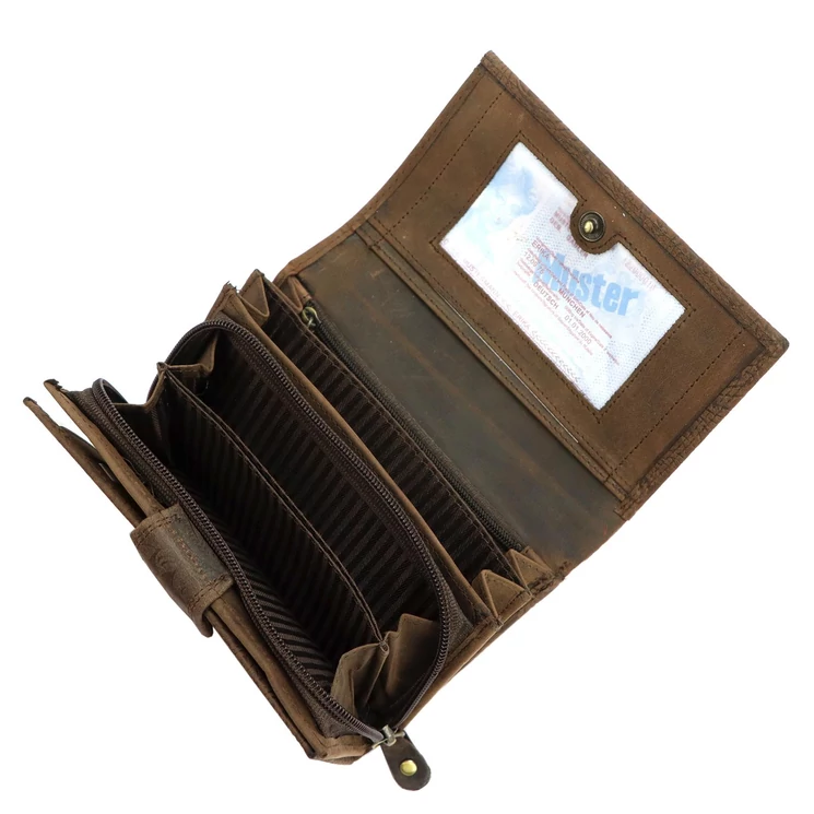 Valódi bőr Pénztárca Piros színben