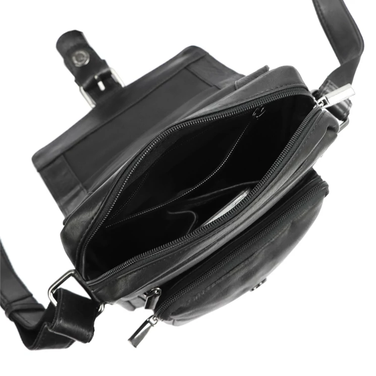 Money Kepper Valódi bőr Válltáska