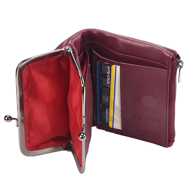 Csatos Valódi bőr Pénztárca