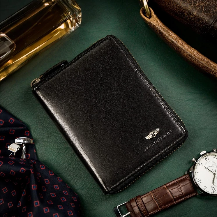 Peterson Valódi bőr Pénztárca