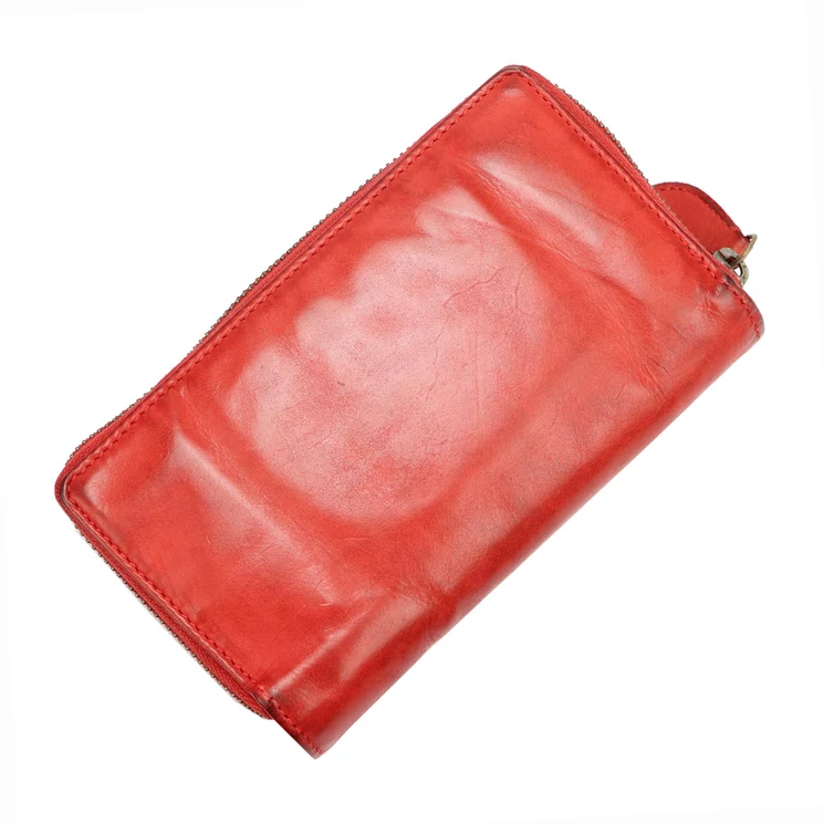 VS vintage valódi bőr Pénztárca