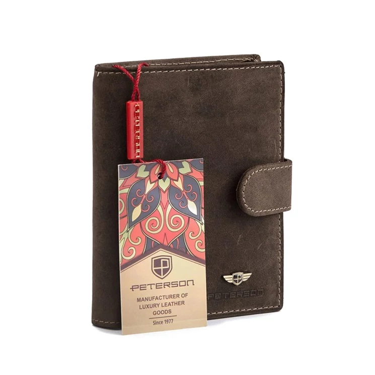 Peterson Valódi bőr Pénztárca