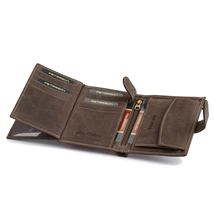 Peterson Valódi bőr Pénztárca