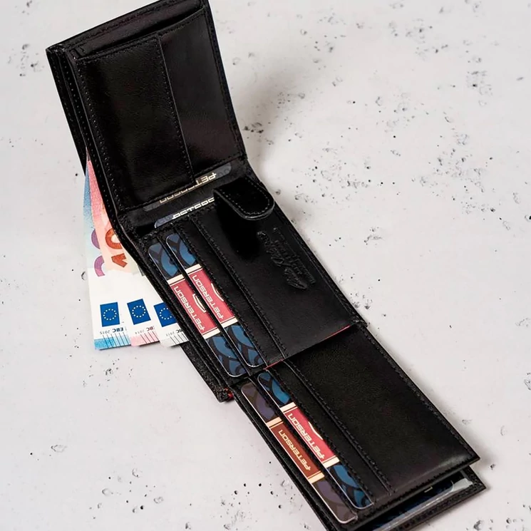 Peterson Valódi bőr Pénztárca