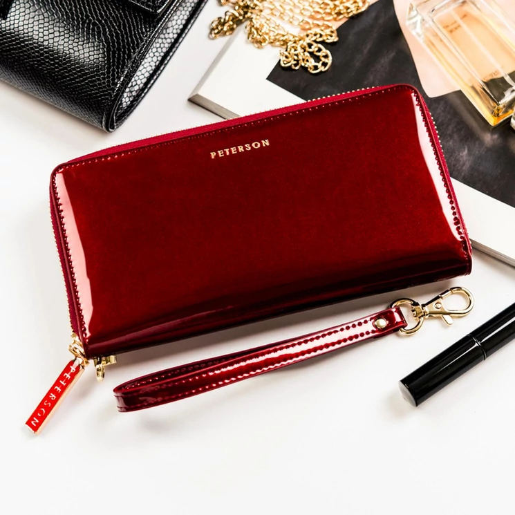 Peterson Valódi bőr Pénztárca