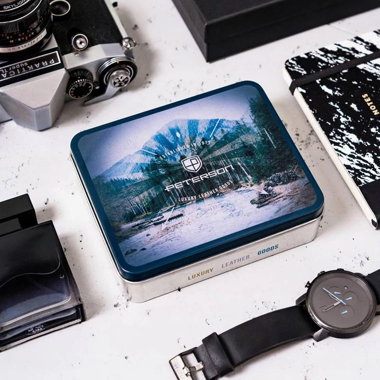 Peterson Valódi bőr Pénztárca