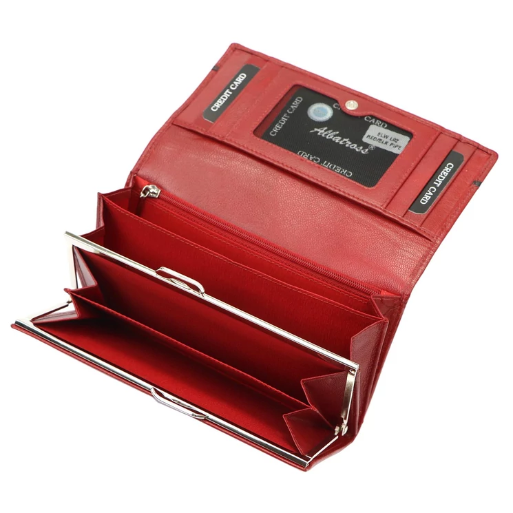 Albatross Valódi bőr Pénztárca