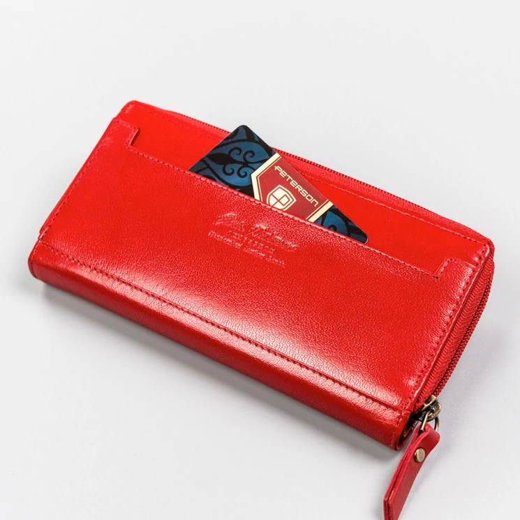 Peterson Valódi bőr Pénztárca