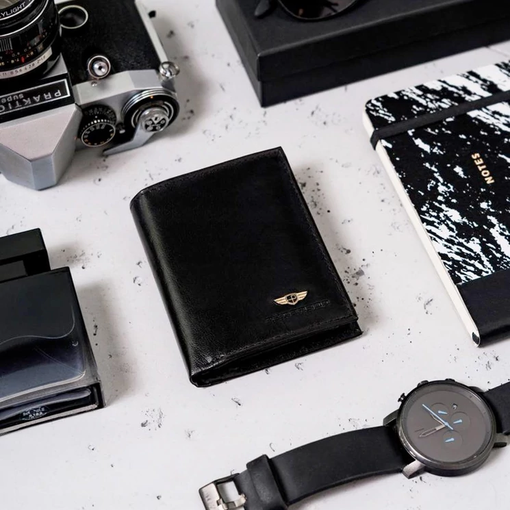 Peterson Valódi bőr Pénztárca