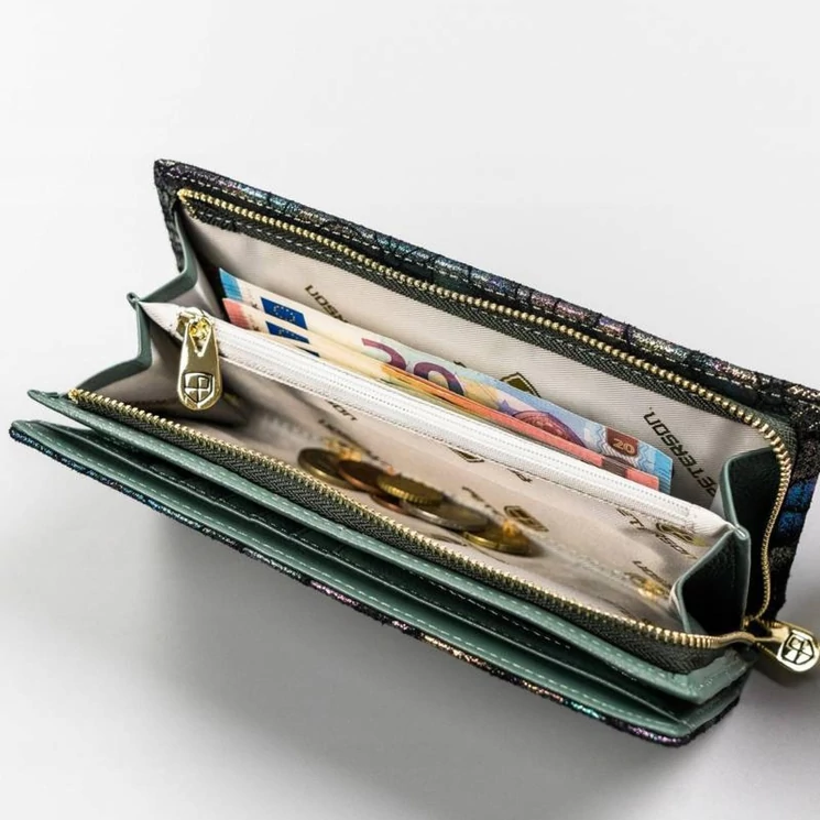 Peterson Valódi bőr Pénztárca