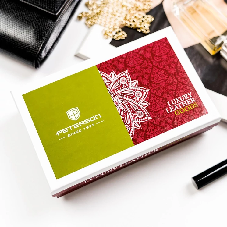 Peterson Valódi bőr Pénztárca