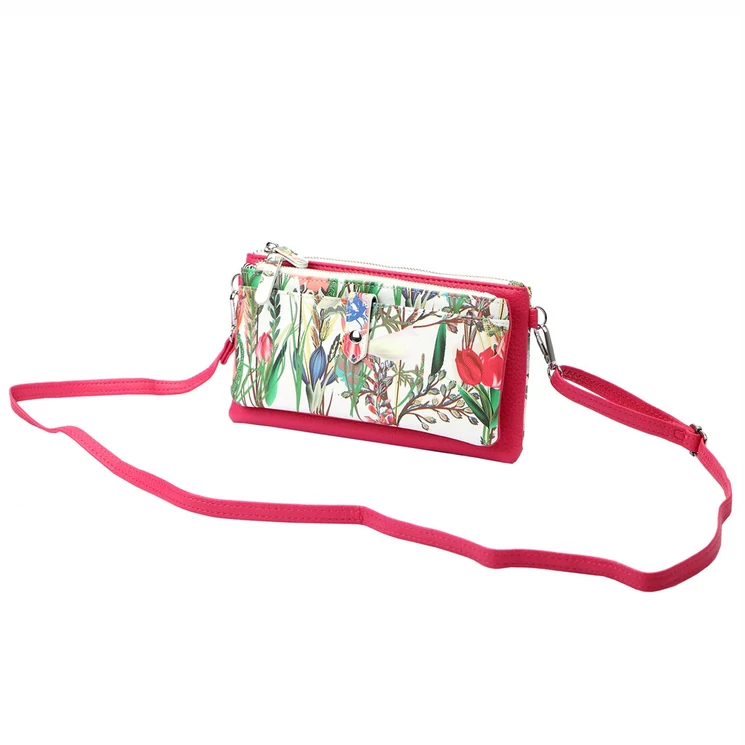 Paolo Bags Virágos női Pénztárca