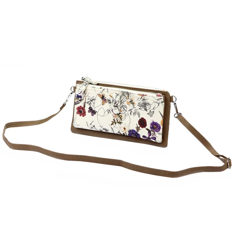 Paolo Bags Virágos női Pénztárca