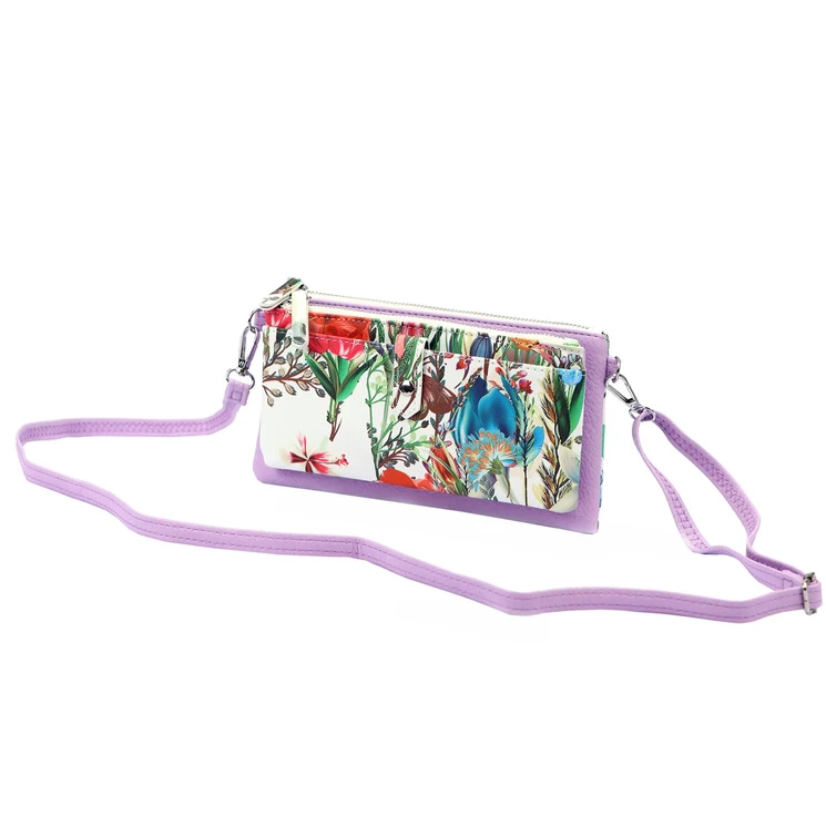 Paolo Bags Virágos női Pénztárca