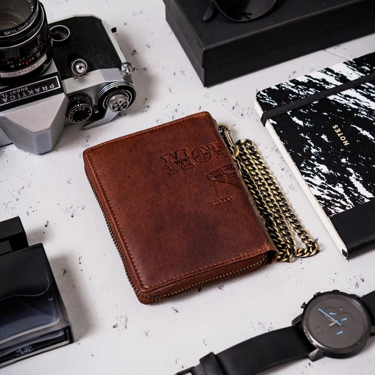 Peterson Valódi bőr Pénztárca