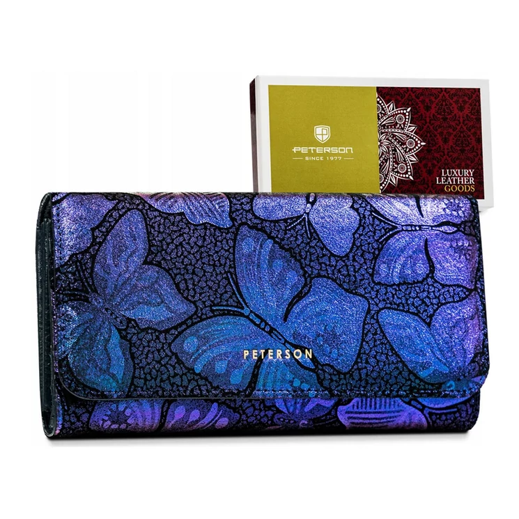 Peterson Valódi bőr Pénztárca