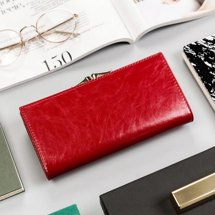 Peterson Valódi bőr Pénztárca