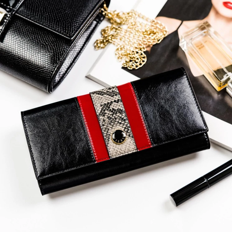 Elegáns Valódi bőr Pénztárca