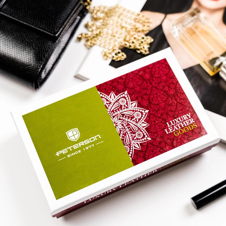 Elegáns Valódi bőr Pénztárca