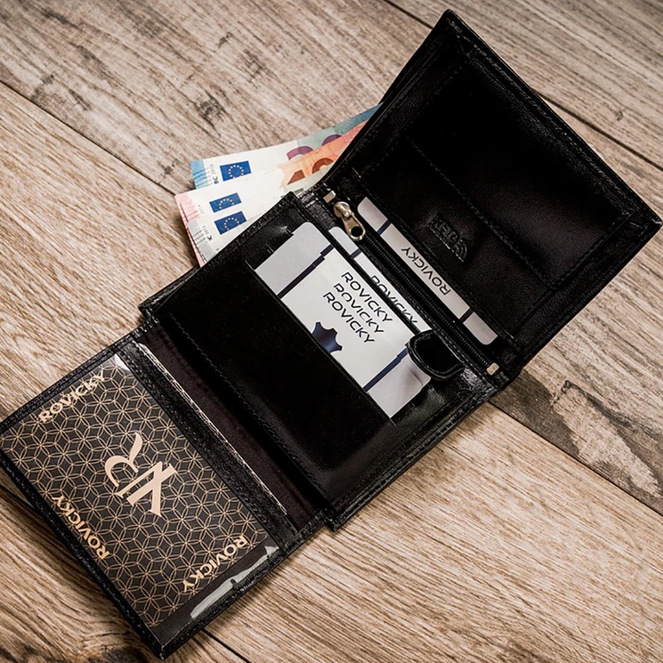 Rovicky Valódi bőr Pénztárca