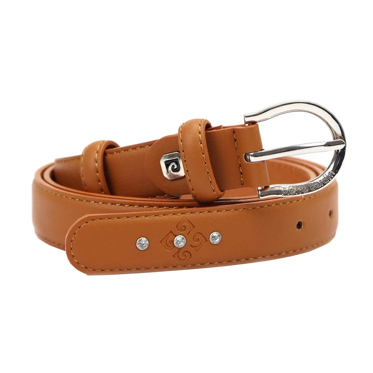 Pierre Cardin Valódi bőr Öv ciemny camel (cognac) cm