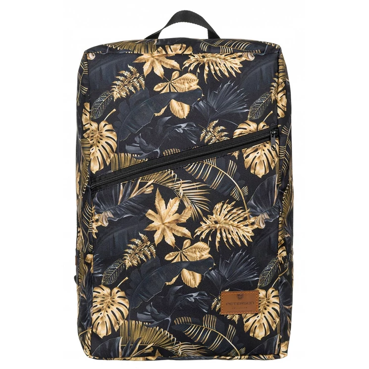 Peterson Fedélzeti hátizsák Ryanair fedélzeti ingyenes méret 40 x 20 x 25 cm vízlepergető anyagból