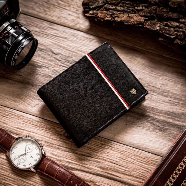 Peterson Valódi bőr Pénztárca