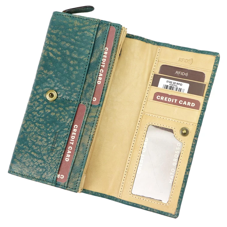 Mato Grosso Valódi bőr Pénztárca