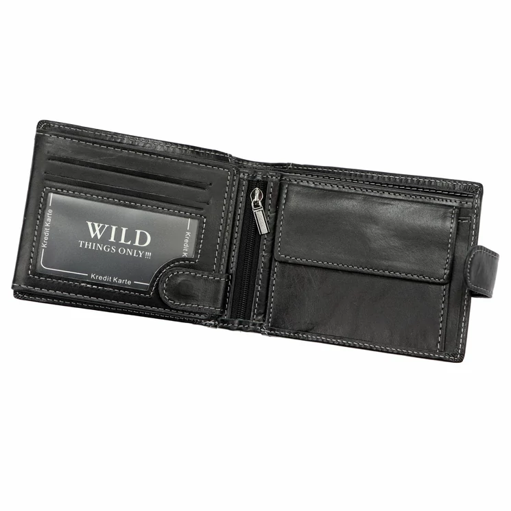 Wild Valódi bőr Pénztárca