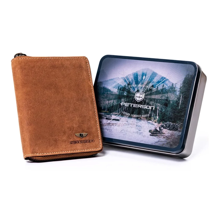 Peterson Valódi bőr Pénztárca