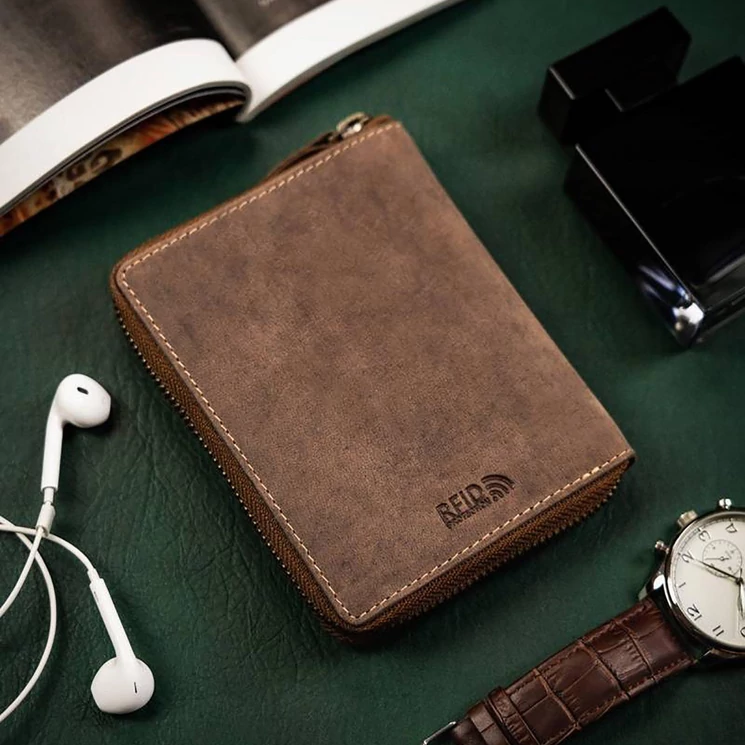 Peterson Valódi bőr Pénztárca