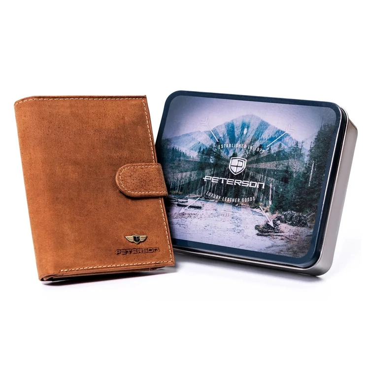 Peterson Valódi bőr Pénztárca