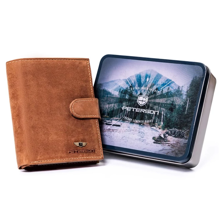 Peterson Valódi bőr Pénztárca