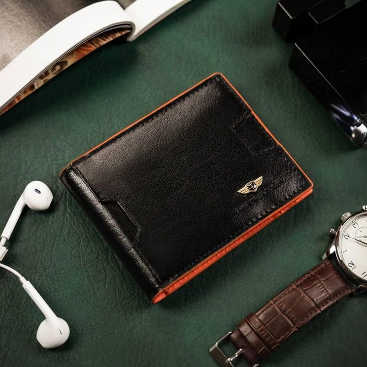 Peterson Valódi bőr Pénztárca