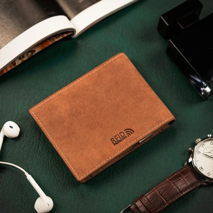 Peterson Valódi bőr Pénztárca