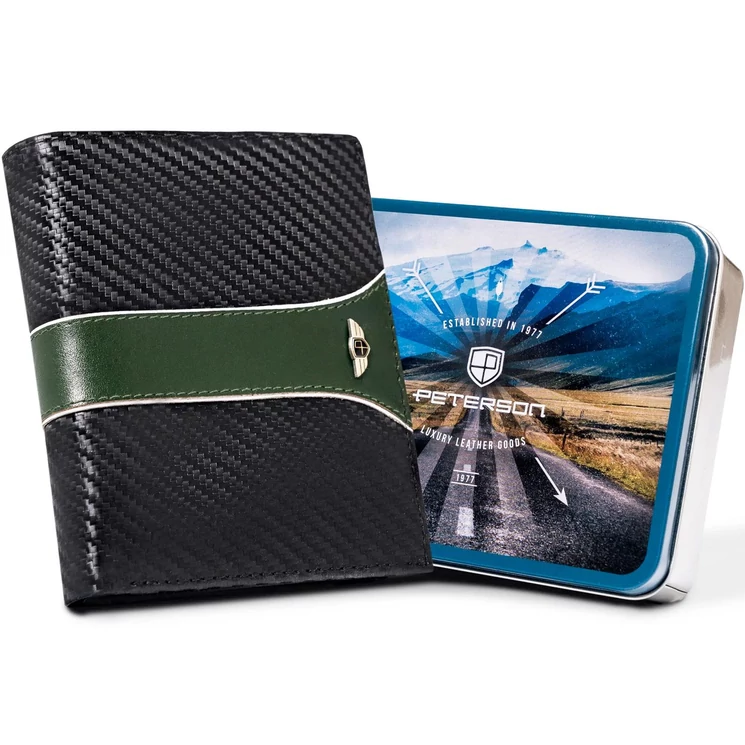 Peterson Valódi bőr Pénztárca