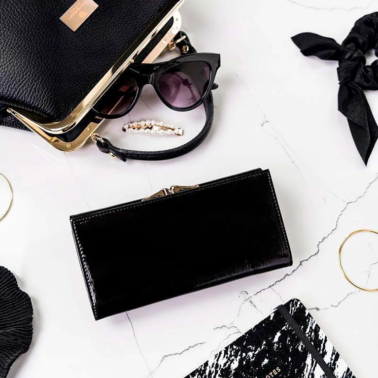 Valódi bőr Pénztárca Piros színben