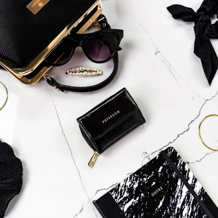 Peterson Valódi bőr Pénztárca