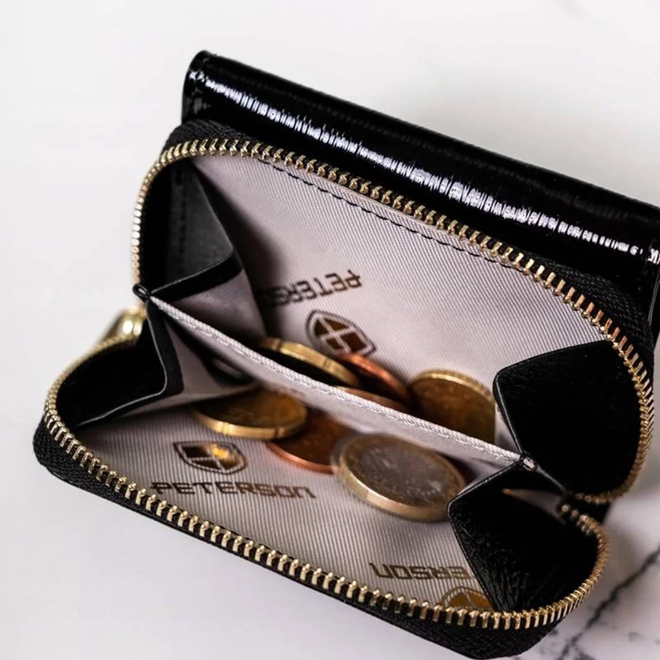 Peterson Valódi bőr Pénztárca