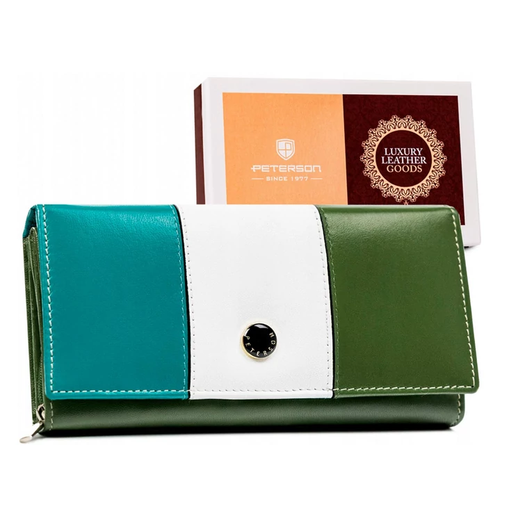 Peterson Valódi bőr Pénztárca