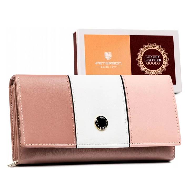 Peterson Valódi bőr Pénztárca