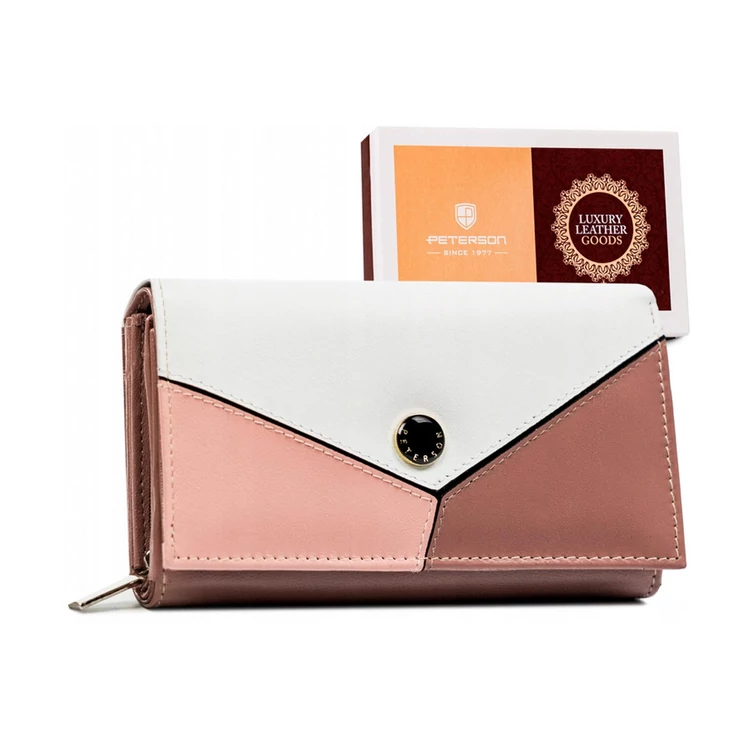 Peterson Valódi bőr Női Pénztárca Sok kártyatartóval