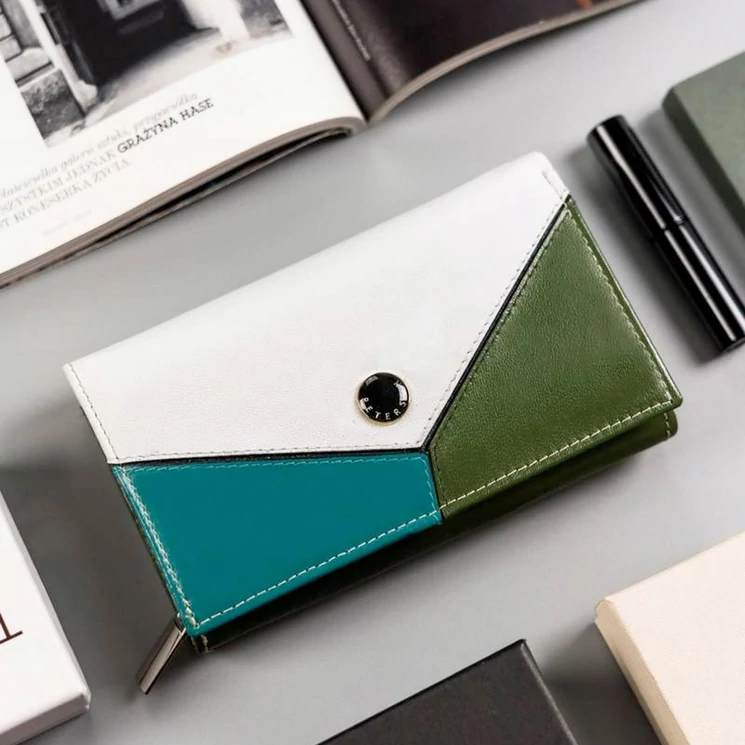 Peterson Valódi bőr Női Pénztárca Sok kártyatartóval