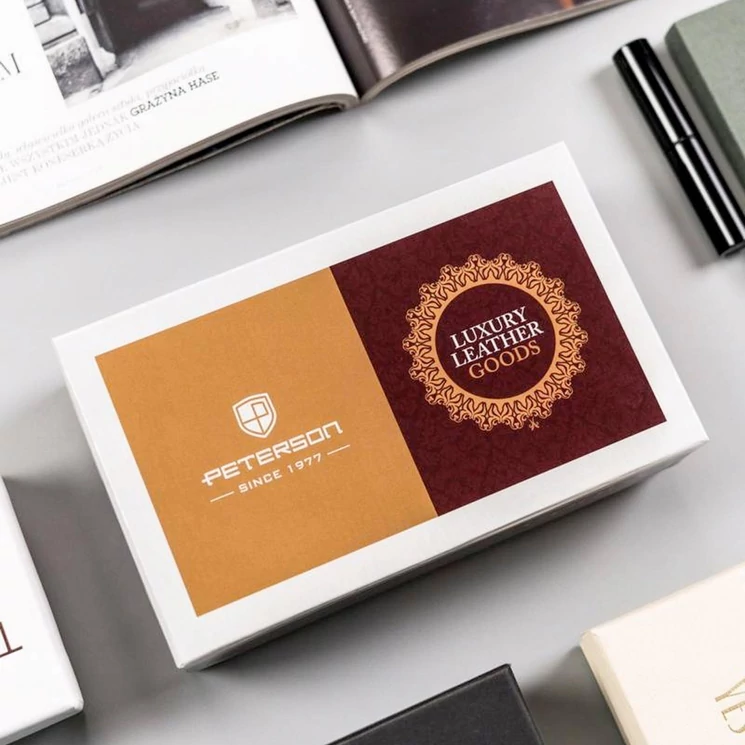 Peterson Valódi bőr Női Pénztárca Sok kártyatartóval